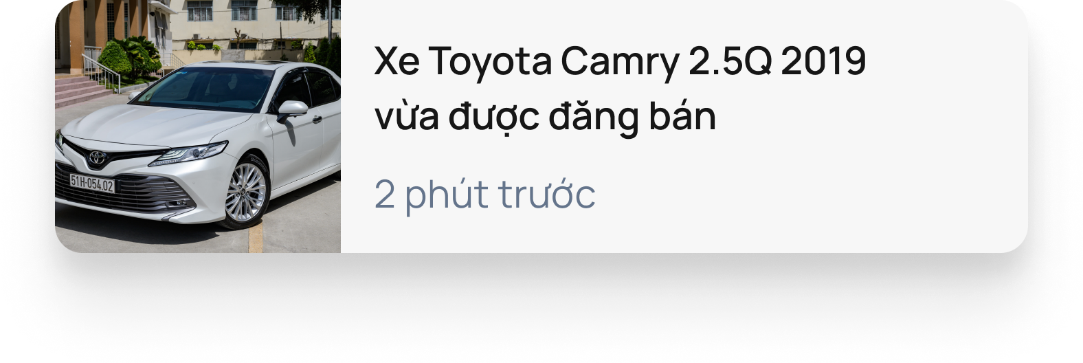 Card thông báo